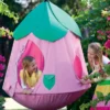 HearthSong Cozy Posy HugglePod HangOut Set With Nylon Hanging Tent, LED Flower Lights And Crescent Stand -Best Toy Store GUEST 67106938 e097 4b8b 854c e1928c647314