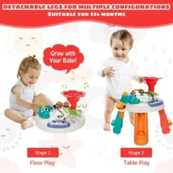 Costway Baby Toys Age 12+ Months Music Activity Table Toddler Learn Table W/ Light & Songs -Best Toy Store GUEST 6832860a 257b 4803 ab0d c601583cb273