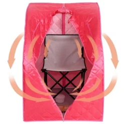 Costway 9-gear Adjustable Temperature Portable Steam Sauna W/ Herbal Box Black -Best Toy Store GUEST 696bd03f cff9 4354 8d06 1368a013b0ed