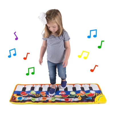 Toy Time Kids' Battery-Operated Musical Piano Step Play Mat 4 Toy Time Kids' Battery-Operated Musical Piano Step Play Mat - Image 2