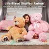 Best Choice Products 38in Giant Soft Plush Teddy Bear Stuffed Animal Toy W/ Bow Tie, Footprints -Best Toy Store GUEST 6a782095 7632 4c92 b032 a5b6cbb1a486