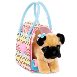 Pucci Pups Zigzag Print Glam Bag With Pug Stuffed Animal 8 Pucci Pups Zigzag Print Glam Bag With Pug Stuffed Animal -Best Toy Store GUEST 6bea2566 05dc 40aa 8318 7dea42e7e4cc