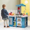 Costway Large Plastic Play Kitchen Set W/ 67 Pcs Cooking Accessories Food &Realistic Lights & Sounds -Best Toy Store GUEST 6dc153c5 da09 4efb a57f 2a3a29badcfd