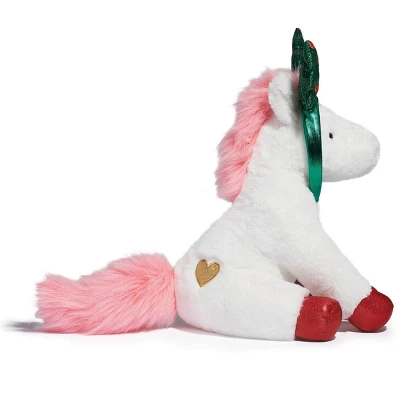 FAO Schwarz Pony With Tree Headband 12" Stuffed Animal 4 FAO Schwarz Pony With Tree Headband 12" Stuffed Animal - Image 2