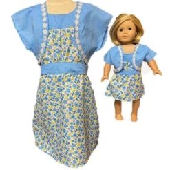 Doll Clothes Superstore Matching Girl And Doll Flower Sundress Size 12