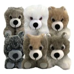Factory Entertainment Game Of Thrones Exclusive 6-Inch Plush Direwolf Prone Cub 6-Pack