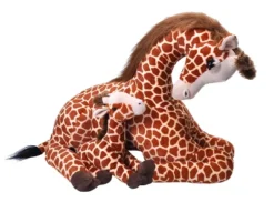 Wild Republic Mom & Baby Jumbo Giraffe Stuffed Animal, 30 Inches