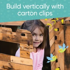 Hearthsong 32-Panel Cabin Style Fantasy Fort Indoor Fort Building Kit With Hook And Loop Connectors -Best Toy Store GUEST 76cbd6ff 9444 4546 9f1b 0db530d22ee5