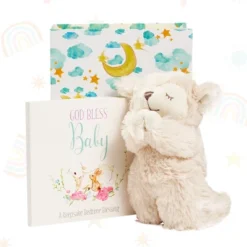 Tickle & Main Baby Praying Musical Lamb And Prayer Book Gift Set In Keepsake Box, Baptism Gifts For Girls & Boys -Best Toy Store GUEST 7e277764 f23b 4976 9d80 f37589496822