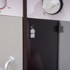 Qaba Wooden Play Kitchen With Lights Sounds, Kids Kitchen Playset With Washing Machine, Water Dispenser, Microwave, Range Hood, Refrigerator 10 Qaba Wooden Play Kitchen With Lights Sounds, Kids Kitchen Playset With Washing Machine, Water Dispenser, Microwave, Range Hood, Refrigerator -Best Toy Store GUEST 7f2505c8 2694 4bb9 b65f 8b618e9c71c6