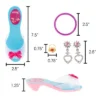 Toy Time Kids' Princess Dress-Up Accessory Set - 4 Pairs Of Shoes, 3 Bracelets, 3 Rings, And 2 Pairs Of Earrings