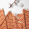 Bacati - Mix N Match Orange Gray Chevron Dots Play Tent For Kids/Toddlers, 100% Cotton Percale Fabric Cover -Best Toy Store GUEST 8253bea3 136f 4cae 8c0d 0d269b145926