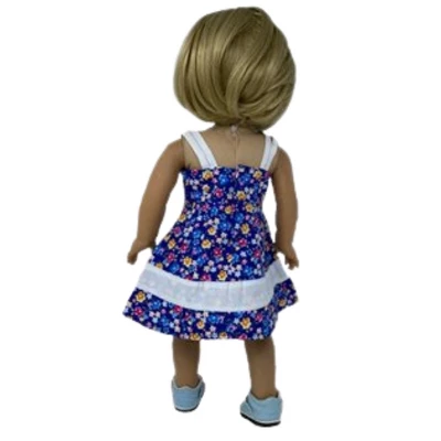 Doll Clothes Superstore Matching Girl And Doll Flower Sundress Size 5 5 Doll Clothes Superstore Matching Girl And Doll Flower Sundress Size 5 - Image 3