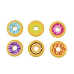 Blue Panda Wooden Play Food Set - 12-Pack Kids Pretend Play Donut Snacks Shop, Playhouse Toys For Toddlers, 6 Assorted Flavors -Best Toy Store GUEST 847c5b38 1c36 4488 a0f9 d174b7f221d5