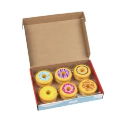 Blue Panda Wooden Play Food Set - 12-Pack Kids Pretend Play Donut Snacks Shop, Playhouse Toys For Toddlers, 6 Assorted Flavors -Best Toy Store GUEST 84e4cbbc 4d70 42c9 91ce f0c4bf25ffa0