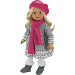 Sophia’s Doll Dress, Leggings, Hat, And Scarf Set For 18" Dolls -Best Toy Store GUEST 85dfd7d3 c791 4703 951e 13fafd4c1a48