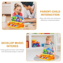 Costway Kids Rainbow Piano Keyboard 8 Keys Music Toy Gift W/ Animal Playground LED Light -Best Toy Store GUEST 86985adc 506a 4911 a342 1dcfb64c7274