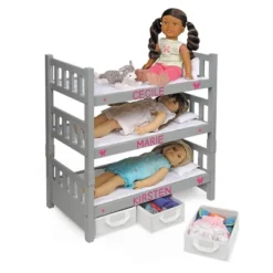 Badger Basket 1-2-3 Convertible Doll Bunk Bed With Baskets And Free Personalization Kit - Executive Gray 15 Badger Basket 1-2-3 Convertible Doll Bunk Bed With Baskets And Free Personalization Kit - Executive Gray -Best Toy Store GUEST 89ae3fb8 3bd6 49c6 a4de dc2225e068f5