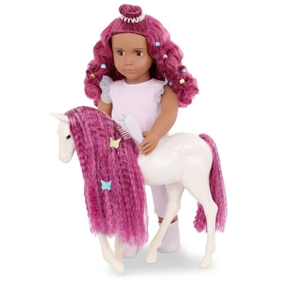 Our Generation Estra & Delta 18" Doll & Foal Hair Play Set 4 Our Generation Estra & Delta 18" Doll & Foal Hair Play Set - Image 2