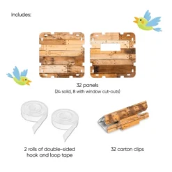 Hearthsong 32-Panel Cabin Style Fantasy Fort Indoor Fort Building Kit With Hook And Loop Connectors -Best Toy Store GUEST 8c89bcf6 d4f9 4cdf bfc0 0659fd6a9007