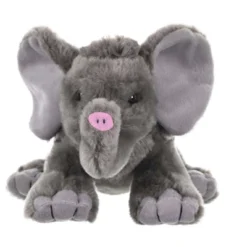Wild Republic Cuddlekins Mini Baby African Elephant Stuffed Animal, 8 Inches