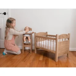 Remley Katie’s Collection Kids Wooden Doll Crib Playset - Ships Assembled - Ships Assembled -Best Toy Store GUEST 94a9c973 947d 4270 abdc c2796a054a4b