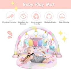 3 In 1 Baby And Toddler Learning Toys Fitness Music And Lights Fun Piano Activity Center Pink -Best Toy Store GUEST 9712d3a5 57c9 4738 9866 f13f4ac670f5