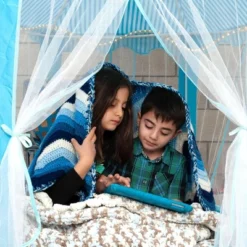 Ningbo Zhongying Leisure Products Blue Hexagon Fantasy Castle Play Tent | 53 X 47 X 55 Inches -Best Toy Store GUEST 98cee73b 25a5 4fd7 a263 35177b983d31