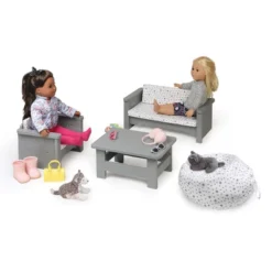 Living Room Furniture Set For 18" Dolls - Gray/White -Best Toy Store GUEST 99776066 fd63 4b3a b3a5 cd071a21163e