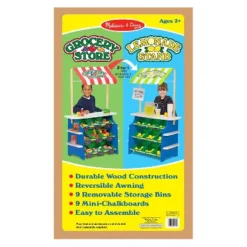 Melissa & Doug Wooden Grocery Store And Lemonade Stand - Reversible Awning, 9 Bins, Chalkboards 11 Melissa & Doug Wooden Grocery Store And Lemonade Stand - Reversible Awning, 9 Bins, Chalkboards -Best Toy Store GUEST 998533f7 c6d2 4e9e ad96 22a808127c5c