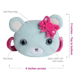 Adora Be Bright Purse For Little Girls - Stuffed Animal Bear Design - Eyes Light Up -Best Toy Store GUEST 9a1ba1a4 e5c2 4a91 8b03 0ffc62065db7