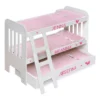 Badger Basket Trundle Doll Bunk Bed With Ladder And Free Personalization Kit - White/Pink -Best Toy Store GUEST 9b4451e4 2204 40fc ab6d 5f339f8ddcb1