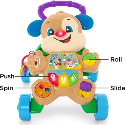 Fisher Price - Laugh, Learn, Grow & Play Baby Walker And Musical Learning Toy With Smart Stages Educational Content, Learn With Puppy 7 Fisher Price - Laugh, Learn, Grow & Play Baby Walker And Musical Learning Toy With Smart Stages Educational Content, Learn With Puppy - Image 5