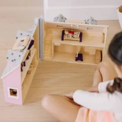 Melissa & Doug Fold And Go Wooden Dollhouse With 2 Dolls And Wooden Furniture -Best Toy Store GUEST 9d1ab8a2 2305 4daa b209 e98bbd601b84