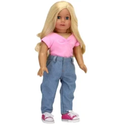 Sophia’s High Rise Loose Fit Jeans For 18" Dolls, Blue -Best Toy Store GUEST a142f549 8ca7 4825 bb9e 8b63b4cdce54