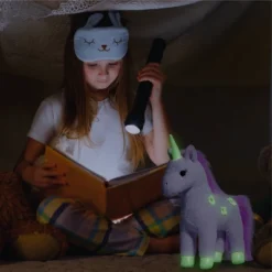 FAO Schwarz 13" Purple Unicorn Glow In The Dark Toy Plush -Best Toy Store GUEST a23f440c ebed 4dc0 9465 f028c9065c32