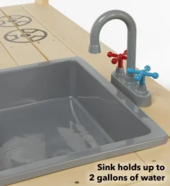 HearthSong Wooden Mud Kitchen & Sensory Play Station With Metal Accessories For Kids' Imaginative Play -Best Toy Store GUEST a2c884ad d80c 4ac5 96c4 5cc442aa3576