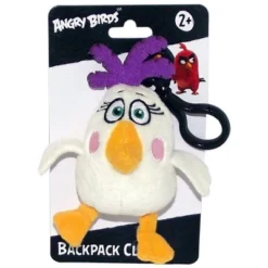 License 2 Play Inc Angry Birds Movie 4.5" Plush Clip On: Matilda