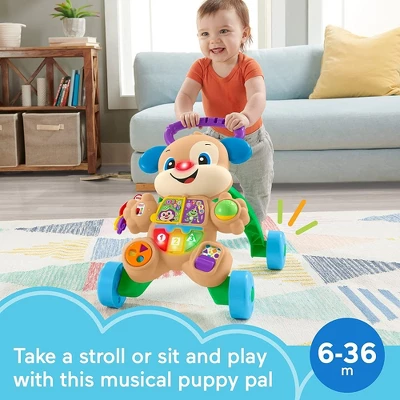 Fisher Price - Laugh, Learn, Grow & Play Baby Walker And Musical Learning Toy With Smart Stages Educational Content, Learn With Puppy 4 Fisher Price - Laugh, Learn, Grow & Play Baby Walker And Musical Learning Toy With Smart Stages Educational Content, Learn With Puppy - Image 2
