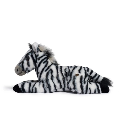 FAO Schwarz 15" Adopt A Wild Pal Zebra Toy Plush 7 FAO Schwarz 15" Adopt A Wild Pal Zebra Toy Plush - Image 5