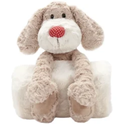 Mina Victory Plush Lines Stuffed Animal Plush With Blanket 7" X 17" Indoor Stuffed Animal -Best Toy Store GUEST aa3a5d71 9290 457a 941e e34e5c05087b