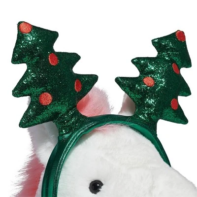 FAO Schwarz Pony With Tree Headband 12" Stuffed Animal 8 FAO Schwarz Pony With Tree Headband 12" Stuffed Animal - Image 6