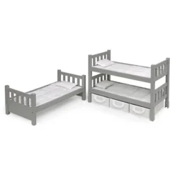 Badger Basket 1-2-3 Convertible Doll Bunk Bed With Baskets And Free Personalization Kit - Executive Gray 12 Badger Basket 1-2-3 Convertible Doll Bunk Bed With Baskets And Free Personalization Kit - Executive Gray -Best Toy Store GUEST aad48eeb 8ee7 4ecc a121 ba1d0e35ce5d