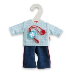 HABA Dress Set Jeans - Denim Pants And Blue Shirt For HABA 12" Soft Dolls -Best Toy Store GUEST abafc96f b0db 4d33 a36e e9e1d068fa18