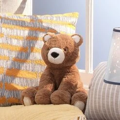 Lambs & Ivy Sierra Sky Brown Plush Bear Stuffed Animal Toy Plushie - Wally -Best Toy Store GUEST ae14c6ea d0f6 414c a325 dd9d03e1f107
