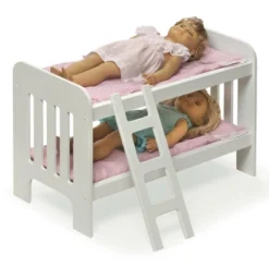 Badger Basket Doll Bunk Bed With Bedding, Ladder, And Free Personalization Kit - White/Pink/Gingham 12 Badger Basket Doll Bunk Bed With Bedding, Ladder, And Free Personalization Kit - White/Pink/Gingham -Best Toy Store GUEST aec9e2ef 7f57 4b42 8224 794a859d497a