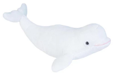 Wild Republic Cuddlekins Mini Beluga Whale Stuffed Animal, 8 Inches 3 Wild Republic Cuddlekins Mini Beluga Whale Stuffed Animal, 8 Inches