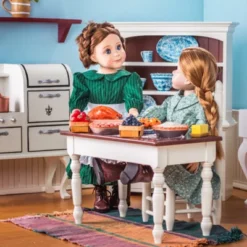 The Queen's Treasures 18 In Doll Fully Wooden Kitchen Table And Two Chairs -Best Toy Store GUEST b0616857 cda0 4917 bd87 8d552ed0a4f1