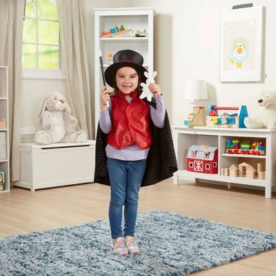 Melissa & Doug Magician Role Play Costume Set - Includes Hat, Cape, Wand, Magic Tricks 3 Melissa & Doug Magician Role Play Costume Set - Includes Hat, Cape, Wand, Magic Tricks