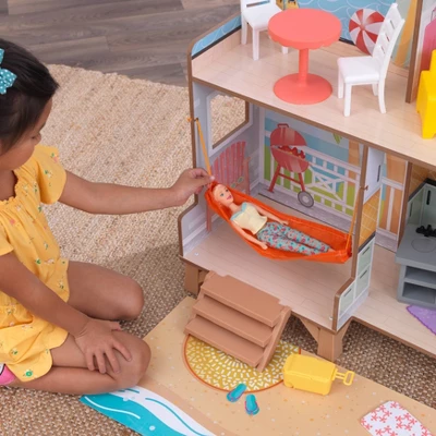 Kidkraft Ferris Wheel Fun Beach House Wooden 360-Play Dollhouse With 19 Accessories 6 Kidkraft Ferris Wheel Fun Beach House Wooden 360-Play Dollhouse With 19 Accessories - Image 4